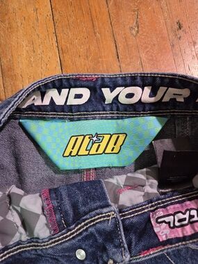 Alab Digital Wide Leg Jeans Sz 32